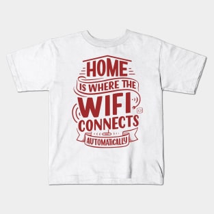 Cute home Sticker Kids T-Shirt